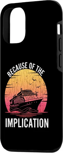 Vista 2 de Funda gráfica divertida para iPhone 15 debido a su implicación