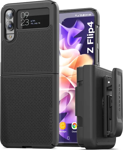 Vista 7 de Encased Funda de cinturón para Samsung Galaxy Z Flip 3 con clip de funda serie DuraClip (Z Flip3)
