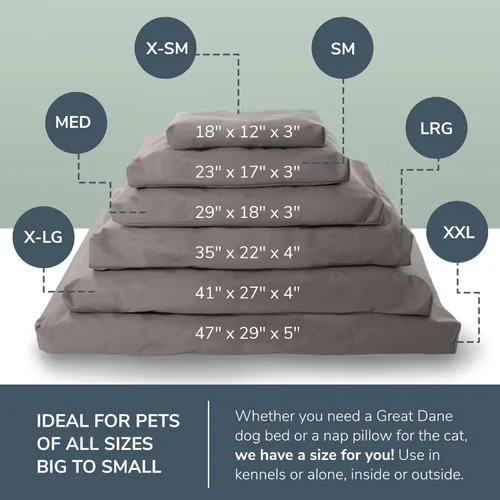Vista 4 de Naturepedic Cama orgánica para mascotas pequeñas – Camas súper afelpadas para perros y gatos – Tapete de ultra apoyo – Cama ideal para mascotas sin