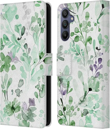 Vista 114 de Head Case Designs Officially Licensed Ninola Beige Wild Grasses Leather Wallet Case Compatible with Samsung Galaxy A07 4G