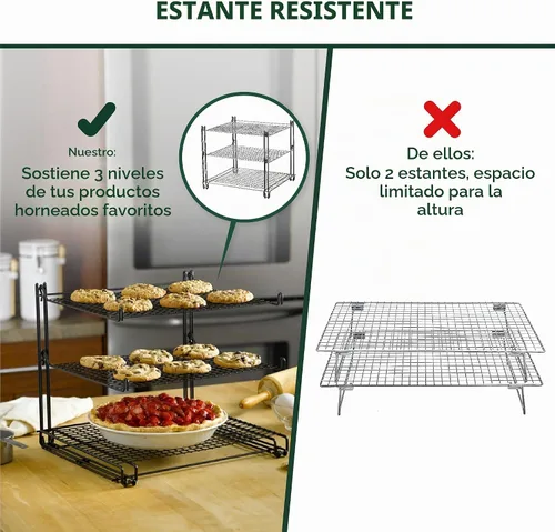 Vista 3 de Betty Crocker Bandeja de enfriamiento 3 niveles.
