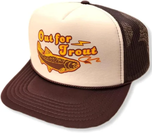 Vista 34 de ThatsRad Out for Trout Corduroy Snapback Sombrero Gorra Pesca con Mosca Pescador