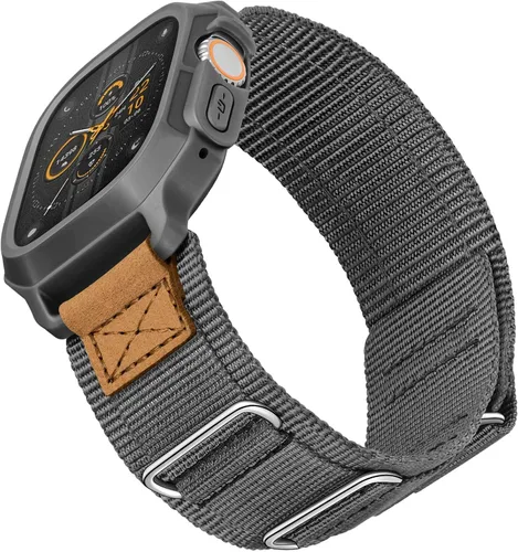 Vista 17 de SUNFWR - Correas compatibles con Apple Watch de 44 mm y 45 mm con estuche, correa deportiva resistente para Apple Watch con cubierta protectora