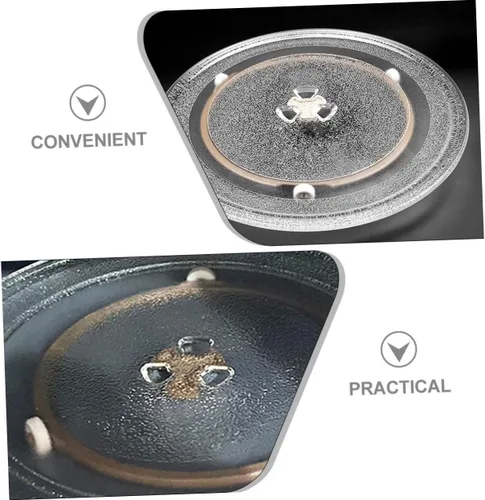 Vista 7 de Anillo giratorio para microondas, placa circular para microondas, anillo giratorio para placa, plástico resistente, instalación simple, suministros