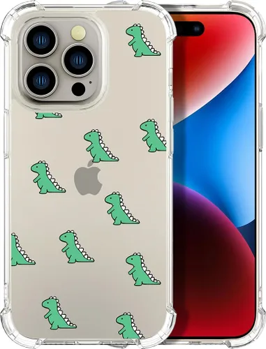 Vista 38 de Compatible con iPhone 14, funda transparente y bonita para mujeres y niñas, diseño floral, diseño floral femenino, funda para teléfono 14