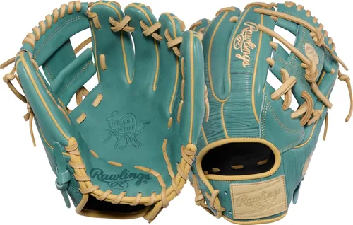 Vista 62 de Guantes de béisbol Heart of the Hide 2026 Top Grade US Steerhide Negro/Menta Pro H Web