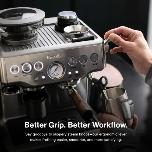 Vista 3 de Productos de café CREMA Palanca de vapor de repuesto para máquinas de espresso Breville Diseño ergonómico de acero inoxidable Compatible