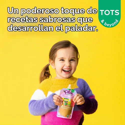 Vista 6 de Plum Organics Mighty 4 Mezcla de nutrición esencial en bolsa, 4 onzas (Paquete de 12)