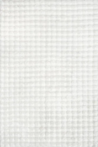 Vista 3 de nuLOOM Jeni Off White Checkered Washable Area Rug, 8' x 10