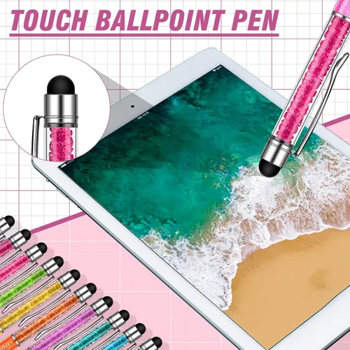 Vista 3 de BBTO 10 bolígrafos para enfermera, tinta negra, divertidos regalos de agradecimiento de enfermería, bolígrafos para hacer clic en la pantalla