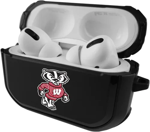 Vista 39 de Funda negra duradera para Apple AirPods Pro (1ª/2ª generación) con mosquetón - Alabama Crimson Tide