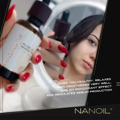 Vista 7 de Nanoil Suero facial 1.7 fl oz - Suero facial para todo tipo de piel, suavizante e iluminador, cuidado de la piel, nutritivo, antienvejecimiento e