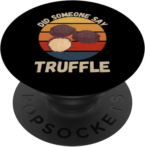 Vista 6 de Vintage Truffle Did Someone Say Truffle Food Lover PopSockets MagSafe PopGrip for iPhone