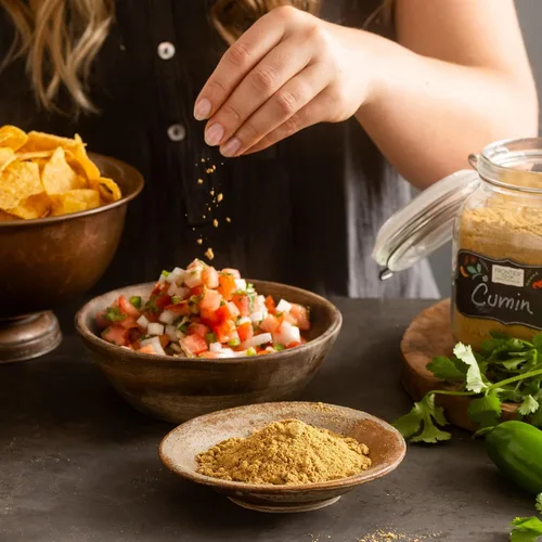 Vista 5 de Frontier Co-op Semilla de comino orgánico, bolsa a granel de 1 libra, condimento de comino molido, sabor robusto, polvo de comino perfecto