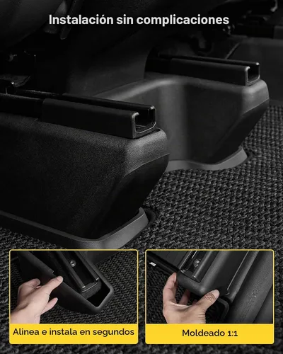 Vista 4 de 3W Seat Track Covers for Tesla Model Y Juniper 2025 2026