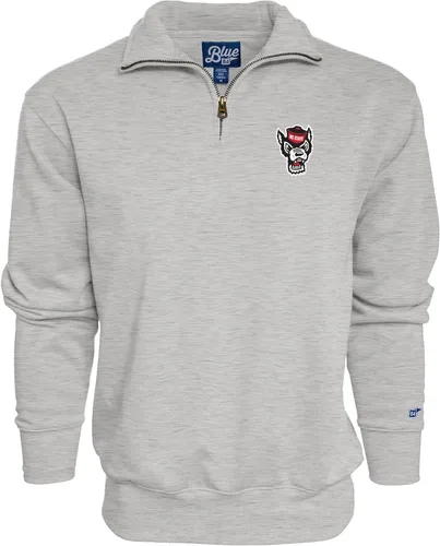 Vista 32 de Blue 84 Sudadera con cremallera de un cuarto para hombre de la NCAA