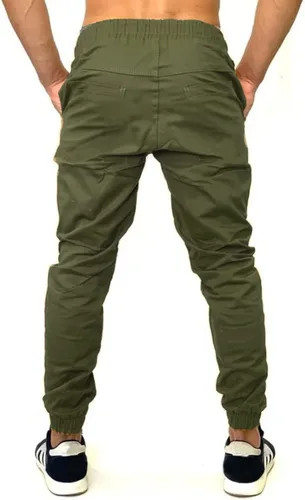 Vista 3 de Metunpo Pantalones de jogging para hombre, pantalones deportivos de senderismo, pantalones deportivos casuales con cordón para fitness