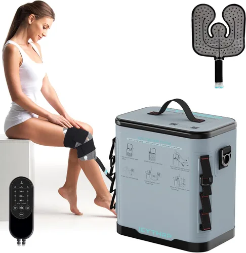 Vista 12 de ICYTHRP Máquina de terapia de frío con temporizador programable, máquina de hielo portátil para cadera después de la cirugía, sistema