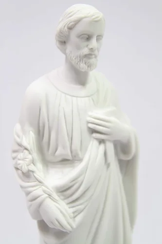 Vista 4 de Vittoria Collection Figura de escultura de estatua de San José de 12 pulgadas, fabricada en Italia, para interiores y exteriores