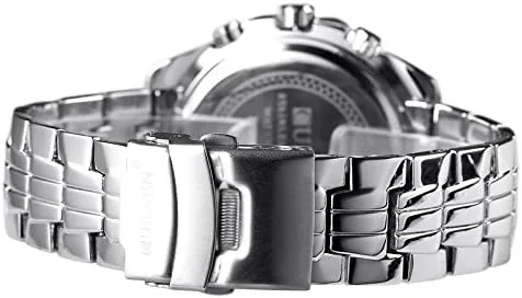 Vista 6 de CURREN Reloj de cuarzo de moda para hombre casual impermeable militar militar reloj de pulsera de acero completo