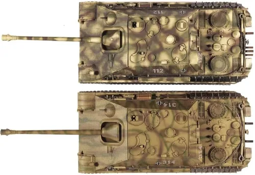 Vista 7 de Academy 13539 1/35 Destructor de tanques pesados alemán Jagdpanter G1 Modelo de plástico