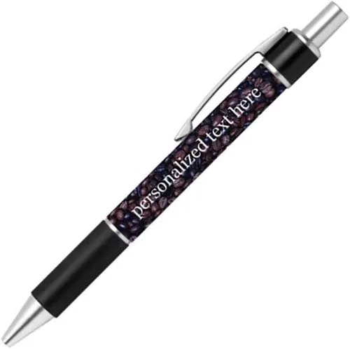 Vista 27 de Bolígrafo personalizado – Nombre o mensaje personalizado – Colores o impresiones – Regalo de papelería, suministros para la escuela de negocios