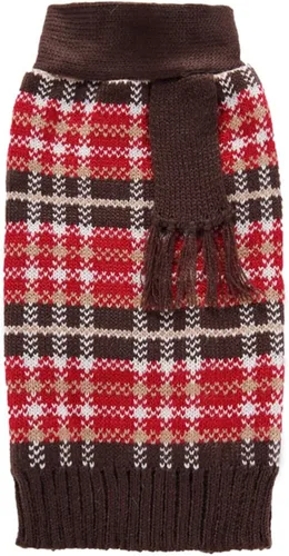 Vista 9 de Suéter de dos patas de algodón acanalado para Halloween, cuello alto a rayas alces estampado de Navidad para Teddy, Chihuahua, Shih Tzu, Yorkshire