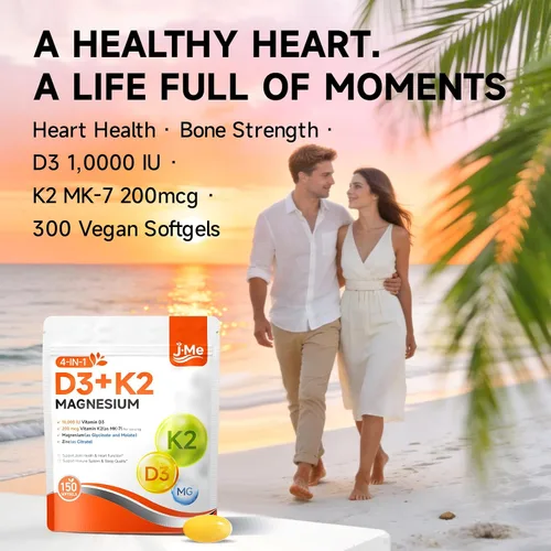 Vista 4 de JME Core Vitamin D3 10,000 UI + K2 MK-7 200 mcg Suplemento vitamínico D3K2