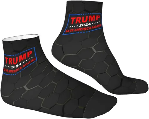 Vista 3 de GDJF Trump 2024 Save America Again Ankle Socks Winter Low Cut Sports Warm Comfort Breathable Casual Socks For Mens And Womens (2)