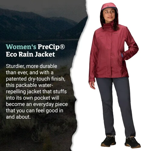 Vista 4 de Marmot womens Women's Precip Eco Waterproof Rain Jacket