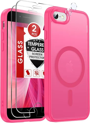 Vista 47 de LeYi Funda para iPhone XR: con protector de pantalla X2 + 2 funda para cámara [compatible con MagSafe] Funda protectora magnética i iphoneXR