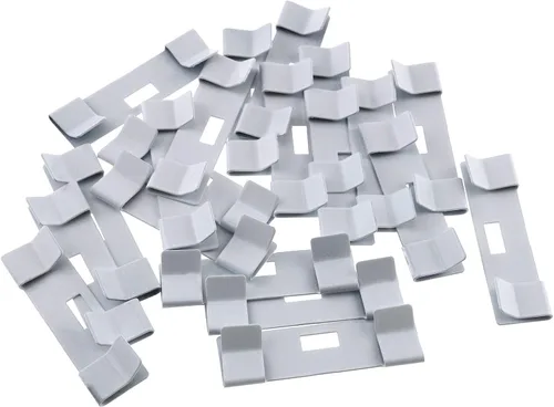 Vista 5 de 20 piezas de accesorios de clip de cortina para el hogar, pestaña de reparación de persianas verticales, reemplazo de persianas de ventana