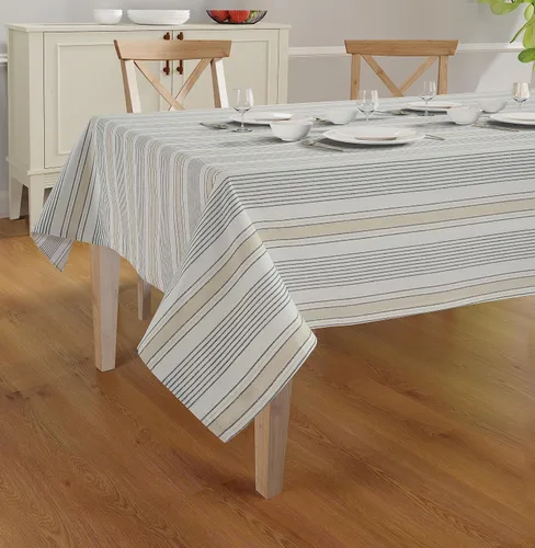 Vista 29 de Mantel de mesa rectangular - Cubierta de mesa - Algodón con costura mitrada - Fundas de mesa a cuadros para cocina, comedor, bodas, decoraciones