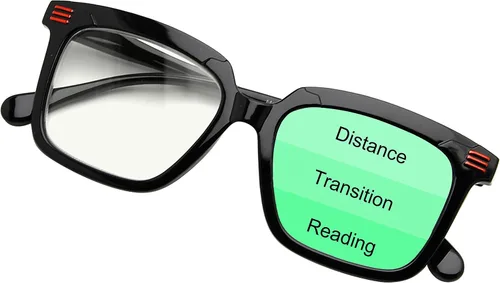 Vista 2 de CessBlu Paquete de 4 anteojos de lectura multifocales progresivos con bloqueo de luz azul para mujer
