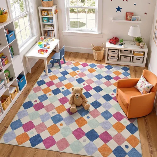 Vista 15 de jinchan Alfombra a rayas de 2 x 3 para entrada, alfombra de cocina, tapete pequeño, antideslizante, ligero, de bajo perfil, decoración para entrada