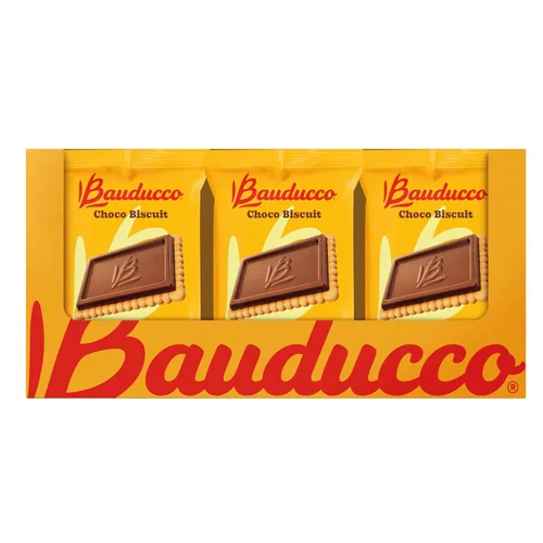 Vista 7 de Bauducco Galletas Choco Biscuit – Galletas crujientes cubiertas de chocolate, envueltas individualmente para aperitivos, postres y loncheras, 25.3