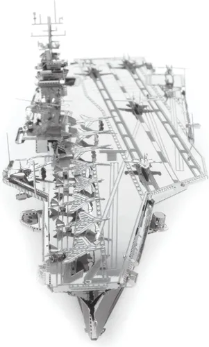 Vista 5 de Fascinations ICONX Kit para modelo de metal 3D de Portaaviones USS Roosevelt CVN-71