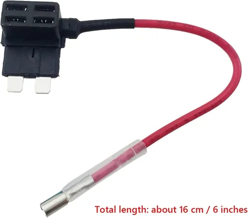 Vista 7 de Fusible 5X Add-A-Circuit Fusible TAP Adaptador estándar ATO ATC Soporte de cuchilla con 5 fusibles de 15 A para automóvil, camión, fusibles