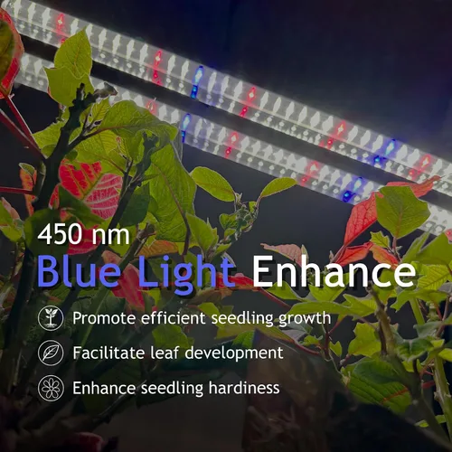 Vista 3 de DYMOND BoostGro Luz LED de Cultivo Iniciador de Semillas de Espectro Completo Enlazable 5000K Luz Diurna + 660nm Rojo + 450nm Azul Accesorio