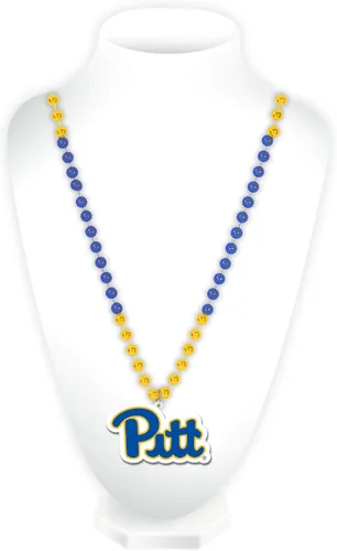 Vista 7 de Rico Industries NCAA Fan Shop - Cuentas estilo Mardi Gras con logotipo del equipo 3-Color del