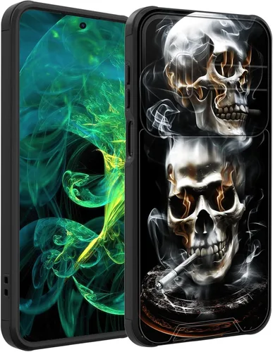 Vista 138 de Funda para Galaxy A16 5G con cubierta para cámara deslizante, resistente de doble capa, híbrida, a prueba de golpes, funda protectora resistente