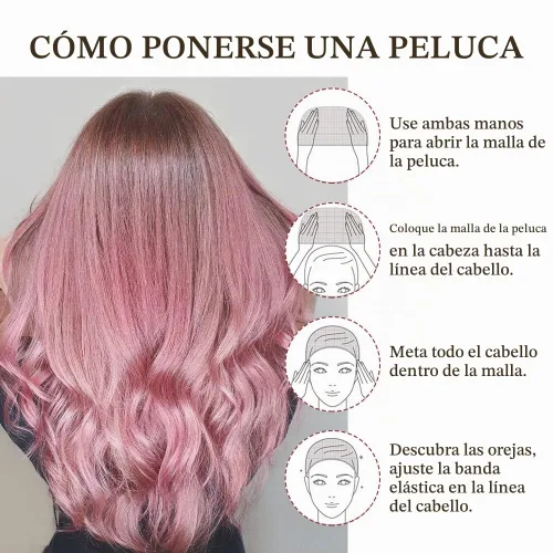 Vista 5 de MORGLES Gorra de malla para peluca, 6 piezas de red de malla para mujer, tejido antideslizante, red de pelo de extremo cerrado