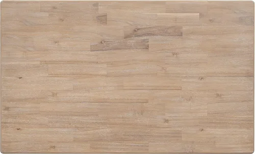 Vista 83 de Juego de mesa de comedor vintage de 6 piezas, juego de mesa de comedor de cocina de madera maciza con 4 sillas ergonómicas acolchadas y banco, mesa