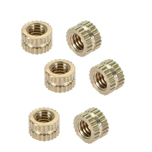 Vista 27 de Tuercas moleteadas de rosca hembra M2x3mm OD Tuercas de inserción roscadas de latón Tuercas de incrustación hidráulicas soldadas juntas Kit surtido