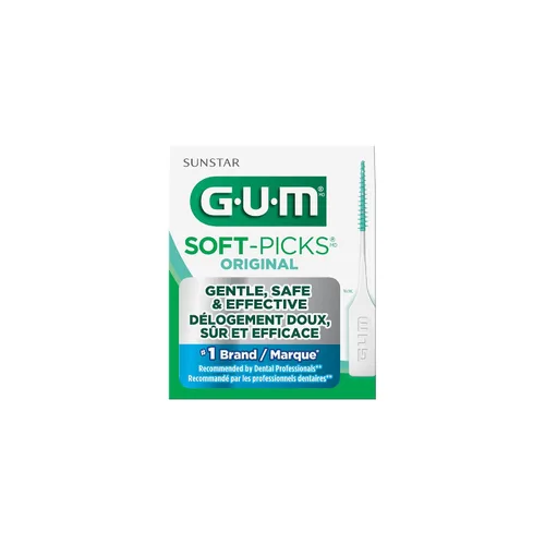 Vista 8 de GUM Soft-Picks - Púas dentales originales, artículo 632 muestras profesionales, 5 selecciones suaves por paquete, 72 paquetes