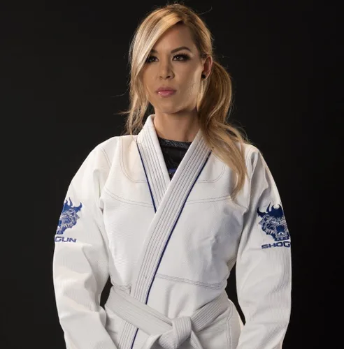 Vista 7 de SHOGUN Fight Jiu Jitsu Gi Tao Premium 15.87oz tejido de perlas de algodón BJJ