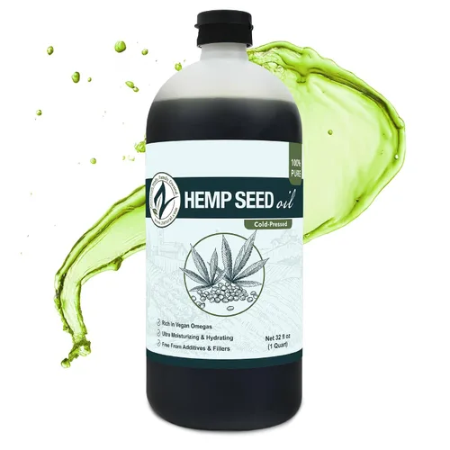 Vista 13 de Aceite de cáñamo, antiinflamatorio, alivio del dolor, 100 % puro, prensado en frío, Omegas Vegano de alta calidad 3 y 6, sin rellenos ni aditivos