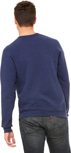 Vista 69 de Bella Canvas Sudadera de forro polar de esponja con cuello redondo (3901), Gris oscuro (Dark Grey Marble Fleck), M