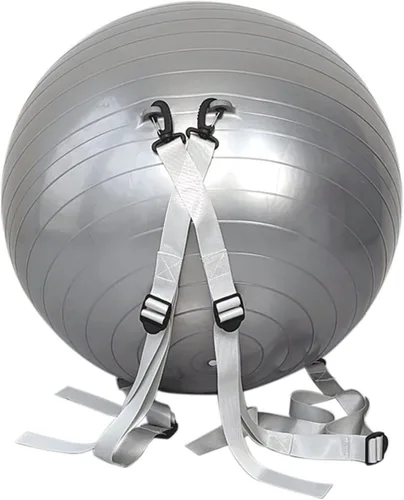 Vista 6 de Yoga Balances Ball with Training Belt Thickened Inflatable Explosionproof Exercise Training Equipment Thickened Inflatable Explosionproof Exercise
