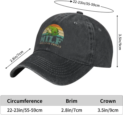 Vista 20 de Sombrero de ranas Hombre I Love Frogs Sombrero Hombres Gorra de béisbol Gorras ajustables
